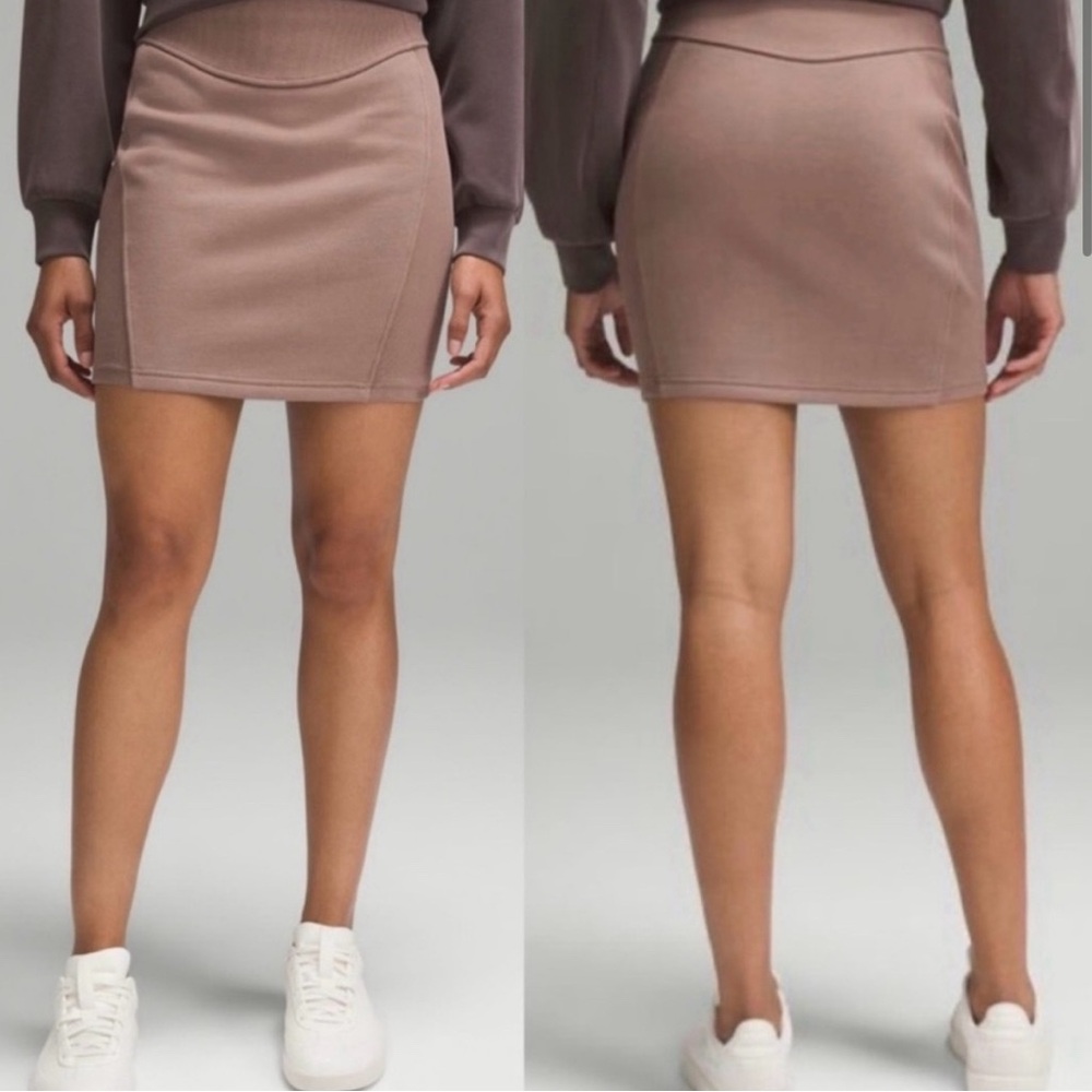 Lululemon Scuba High Rise Mini Skirt TPTC M NWT